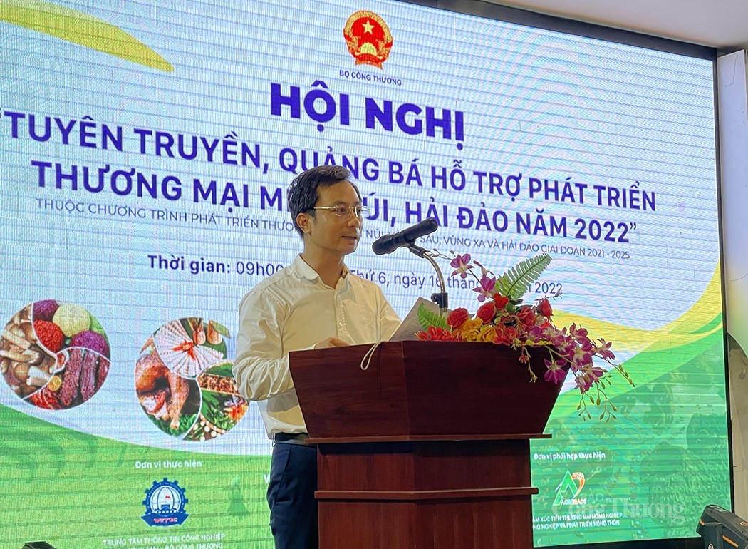 Tuyên truyền, quảng bá hỗ trợ phát triển thương mại miền núi, hải đảo năm 2022