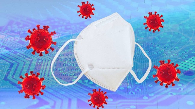 Khẩu trang giúp phát hiện virus đường hô hấp trong không khí