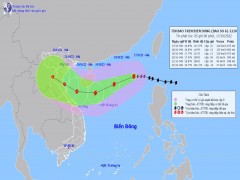 Bão NESAT tiến gần Biển Đông; mưa lớn từ Quảng Bình đến Quảng Ngãi