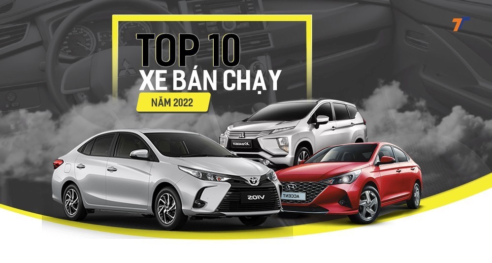 Top 10 xe bán chạy nhất năm 2022: Toyota Vios trở lại ngôi vương, nhiều tân binh tạo điểm nhấn