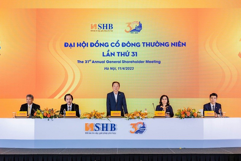 ĐHĐCĐ SHB: Mục tiêu lợi nhuận trên 10.200 tỷ đồng, tiếp tục kế hoạch bán vốn cho nước ngoài