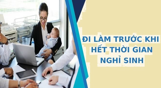 Tỷ lệ đóng BHXH khi đi làm sớm trước khi hết thời gian nghỉ thai sản