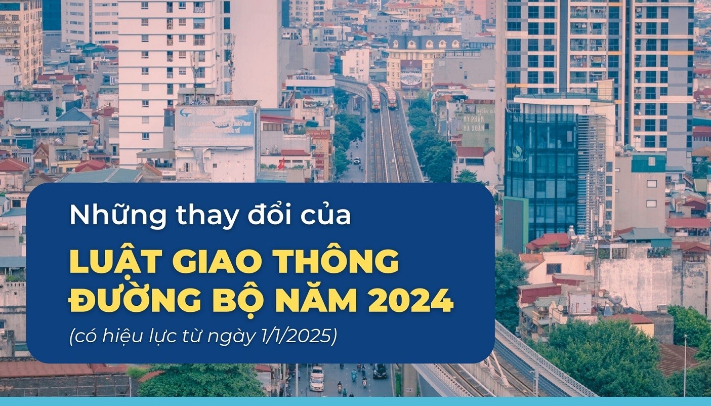 Luật giao thông đường bộ áp dụng từ năm 2025 có những thay đổi gì?