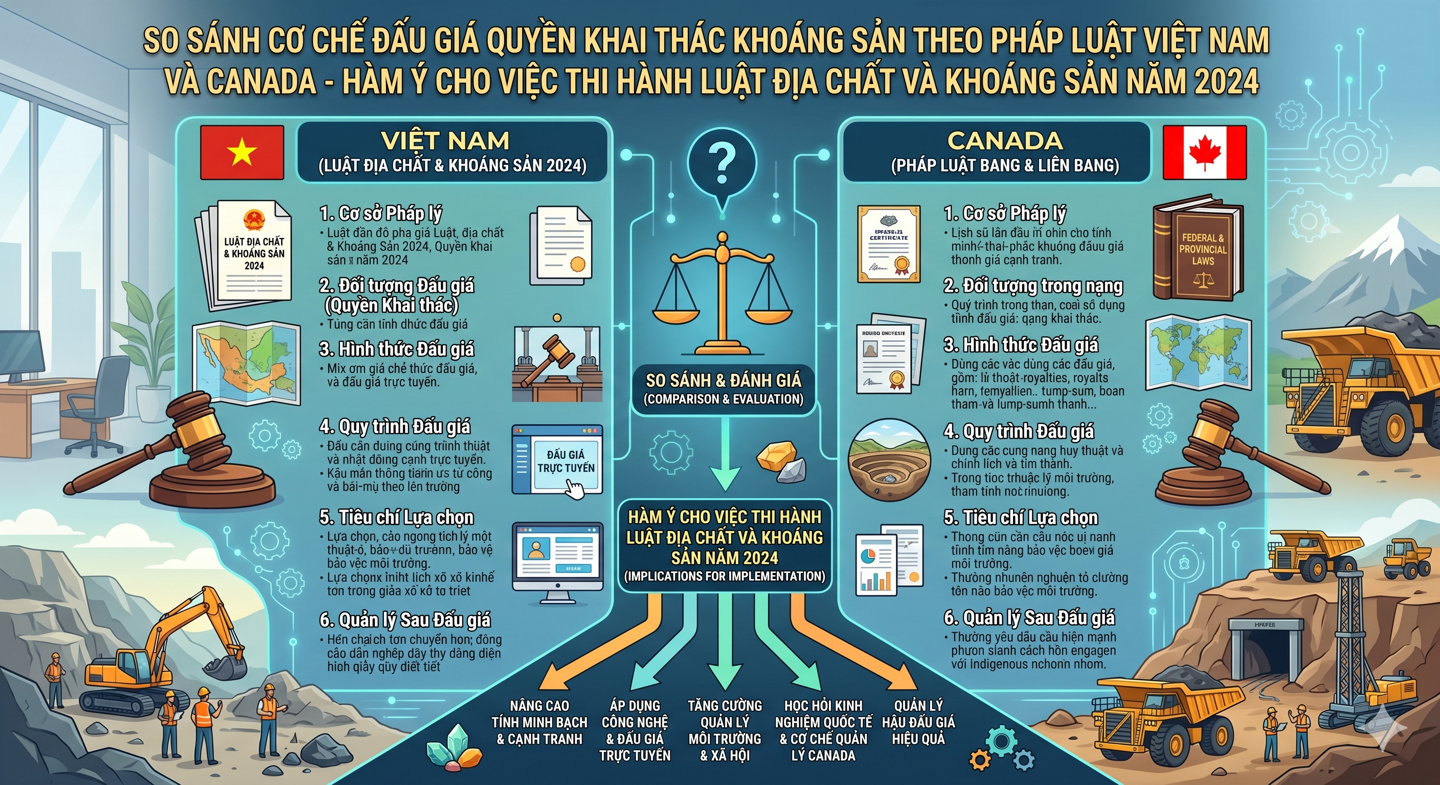 Hàm ý cho việc thi hành Luật Địa chất và Khoáng sản năm 2024