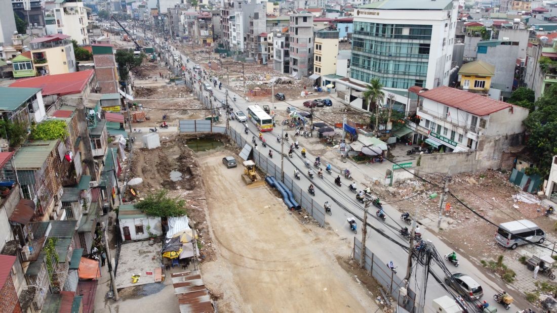 Hà Nội đang giải phóng mặt bằng 1.428 dự án, đồng loạt triển khai 27 công trình trọng điểm