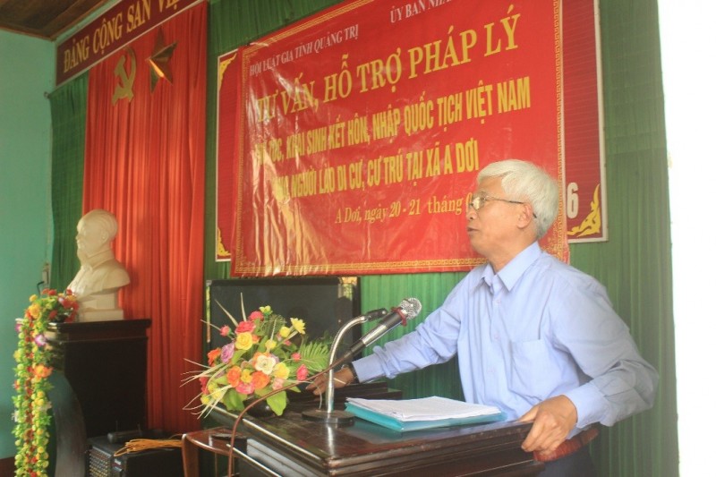 Ông Chủ tịch Hội luật gia tỉnh: tình nguyện lên vùng cao “gỡ rối” pháp lý cho đồng bào dân tộc thiểu số