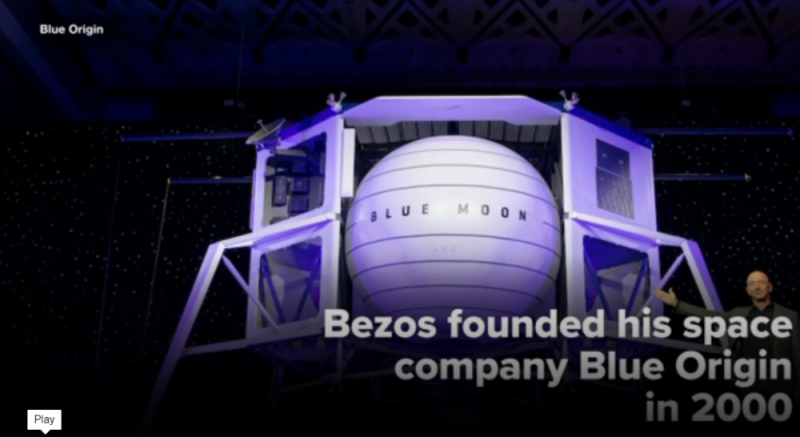 Muốn lên vũ trụ với tỷ phú Jeff Bezos của Amazon cần chi 2,8 triệu USD