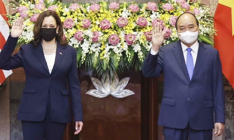 Chủ tịch nước, Phó chủ tịch nước tiếp Phó tổng thống Mỹ Kamala Harris