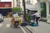 Phê chuẩn bắt khẩn cấp bảo vệ hành hung xe ôm công nghệ tại Khu đô thị Louis City