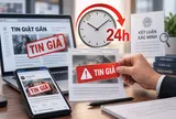 Tin giả phải được gắn nhãn trong 24 giờ sau khi có kết luận xác minh