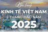 Kinh tế Việt Nam 2 tháng đầu năm 2025: Nhiều kết quả tích cực