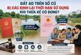 Đất ao trên sổ cũ bị xác định lại thời hạn sử dụng khi thừa kế có đúng?