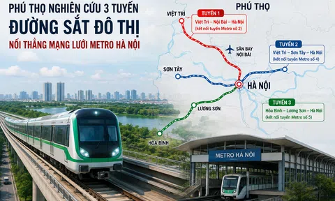 Phú Thọ nghiên cứu 3 tuyến đường sắt đô thị nối thẳng mạng lưới metro Hà Nội