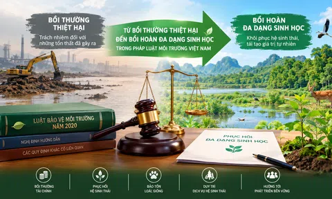 Từ bồi thường thiệt hại đến bồi hoàn đa dạng sinh học trong pháp luật môi trường Việt Nam