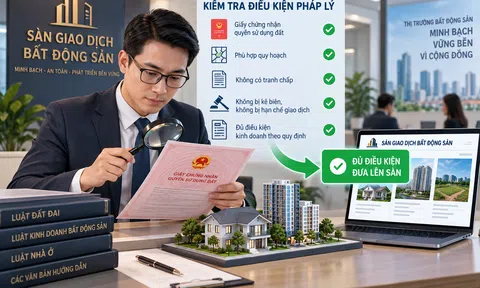 Sàn giao dịch Bất động sản phải kiểm tra điều kiện pháp lý của bất động sản trước khi đưa lên sàn