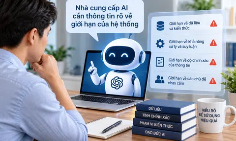 Nhà cung cấp AI cần thông tin rõ về giới hạn của hệ thống