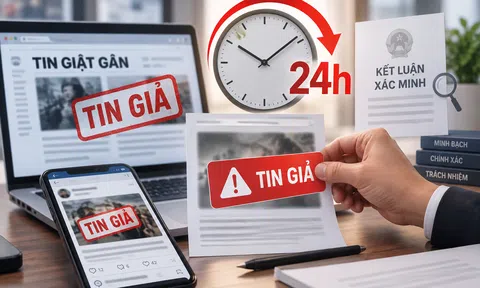 Tin giả phải được gắn nhãn trong 24 giờ sau khi có kết luận xác minh