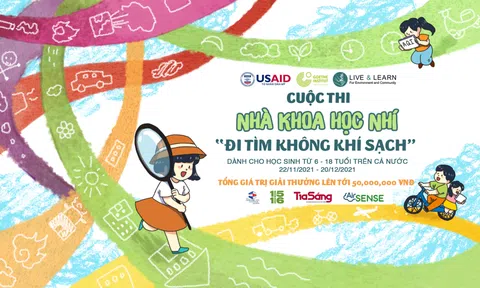 Nhà khoa học nhí “đi tìm không khí sạch”