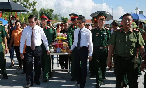 Tổ chức trang trọng lễ truy điệu, an táng hài cốt liệt sĩ tại Nghĩa trang Liệt sĩ quốc gia Vị Xuyên