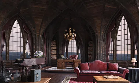 Chất huyền bí của phong cách Gothic trong nội thất