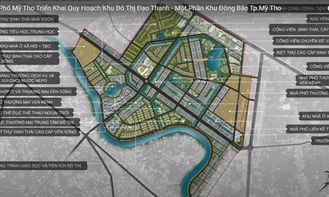 Tiền Giang duyệt quy hoạch khu đô thị gần 200ha ven sông Bảo Định