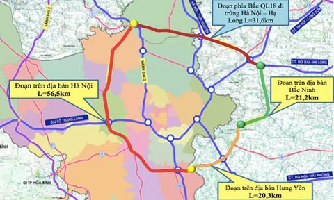 Vành đai 4 Hà Nội: Hoàn thành GPMB trong tháng 12/2023 để khởi công