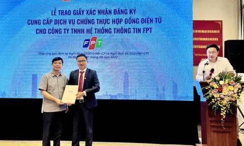 5 doanh nghiệp đầu tiên được phép cung cấp dịch vụ chứng thực hợp đồng điện tử