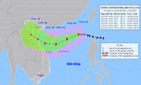 Bão NESAT tiến gần Biển Đông; mưa lớn từ Quảng Bình đến Quảng Ngãi