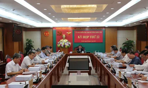 Thông cáo báo chí kết quả Kỳ họp thứ 22 của Ủy ban Kiểm tra Trung ương