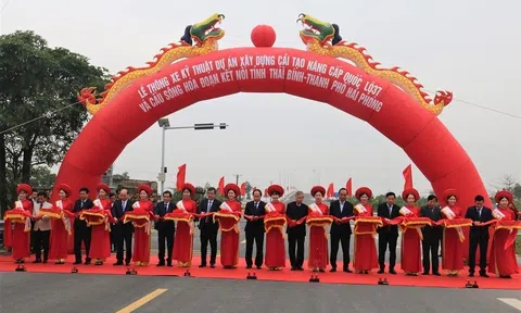 Thông xe cầu nối Thái Bình với thành phố Hải Phòng