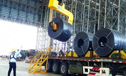 Xuất khẩu sắt thép tháng đầu năm thu về 457 triệu USD