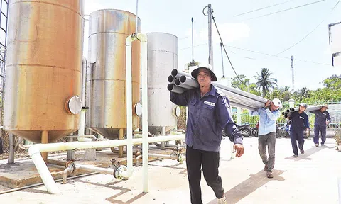 "Khát" nước sạch sinh hoạt ở vùng ven biển Tây Nam Bộ