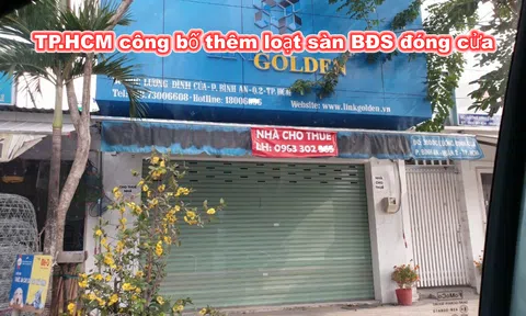 Sở Xây dựng TP.HCM công bố thêm loạt sàn bất động sản đóng cửa