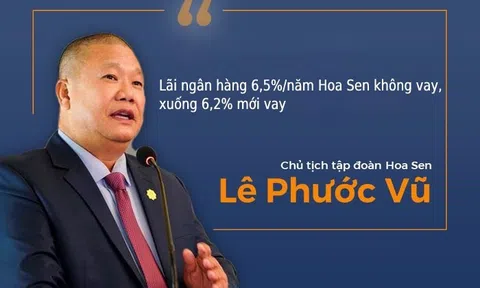 Lãi ngân hàng 6,5%/năm thì Hoa Sen không vay, xuống 6,2% mới vay, "xưa các anh ăn tôi thì nay tôi ăn lại"