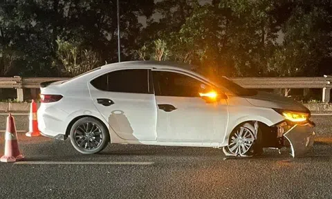 Bị tai nạn do đơn vị vận chuyển làm rơi hòn đá trên cao tốc, chủ xe Honda City bức xúc vì đã không được đền bù còn bị đổ cho là lái kém
