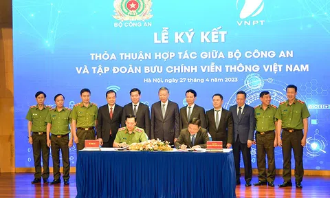 Bộ Công an và Tập đoàn VNPT ký kết thỏa thuận hợp tác
