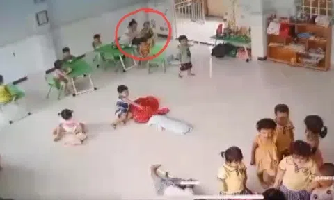 Tạm đình chỉ giáo viên tát nhiều lần vào mặt trẻ mầm non