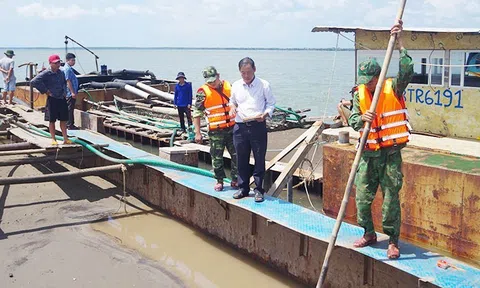 Ngăn chặn hoạt động khai thác cát trái phép
