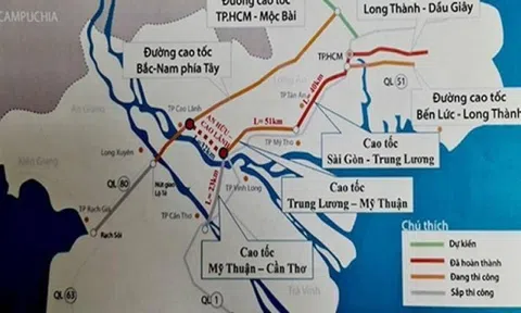 Khởi công tuyến cao tốc trục ngang gần 6.000 tỉ đồng qua miền Tây