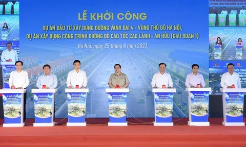 Thủ tướng: Phải 'vượt nắng thắng mưa, thực hiện 3 ca 4 kíp' triển khai đường Vành đai 4 - Vùng Thủ đô Hà Nội