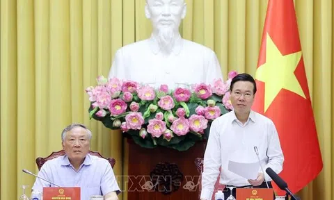 Chủ tịch nước Võ Văn Thưởng chủ trì làm việc về giải quyết hồ sơ án tử hình