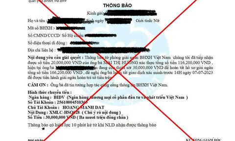 Lừa đảo khi làm dịch vụ BHXH trên mạng xã hội ngày càng tinh vi