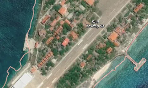 Google Maps đã khôi phục hình ảnh cờ Tổ quốc trên đảo Trường Sa Lớn