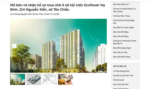 Chủ đầu tư UDIC khẳng định dự án UDIC EcoTower chưa đủ điều kiện để mở bán