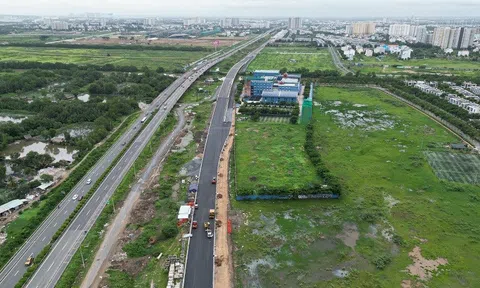 Sau nhiều năm chờ đợi, đường song hành cao tốc TP.HCM – Long Thành sắp được thông xe