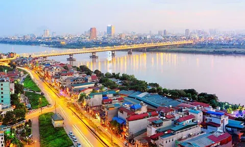 Quy hoạch sông Hồng thành sông nằm giữa đô thị phía Bắc - Nam Hà Nội