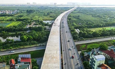 Cầu Vĩnh Tuy giai đoạn 2 sẽ thông xe vào ngày 2/9