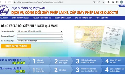 Bộ GTVT trả lời kiến nghị về cấp đổi giấy phép lái xe trực tuyến