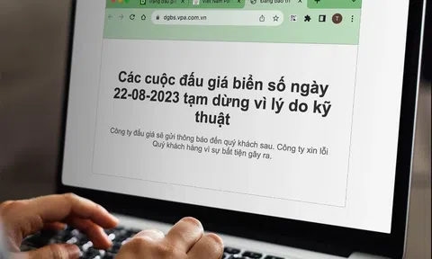 Hệ thống đấu giá biển số lỗi, tiền cọc và quyền lợi người tham gia được giải quyết như thế nào?