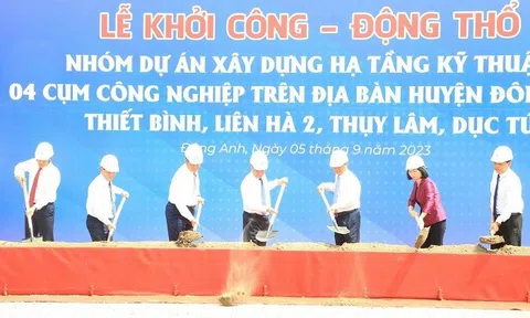 Hà Nội động thổ 4 cụm công nghiệp gần 1.500 tỉ đồng